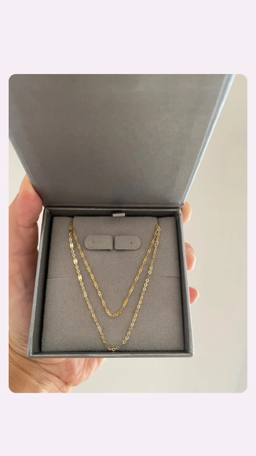 10K Twisted Gold Choker
