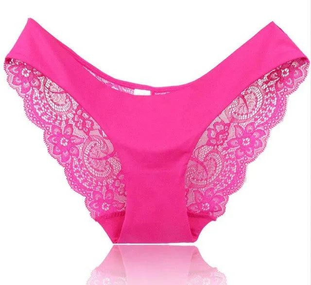 2017 New arrival Underwear women's sexy lace panties seamless
