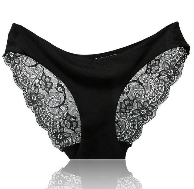 2017 New arrival Underwear women's sexy lace panties seamless