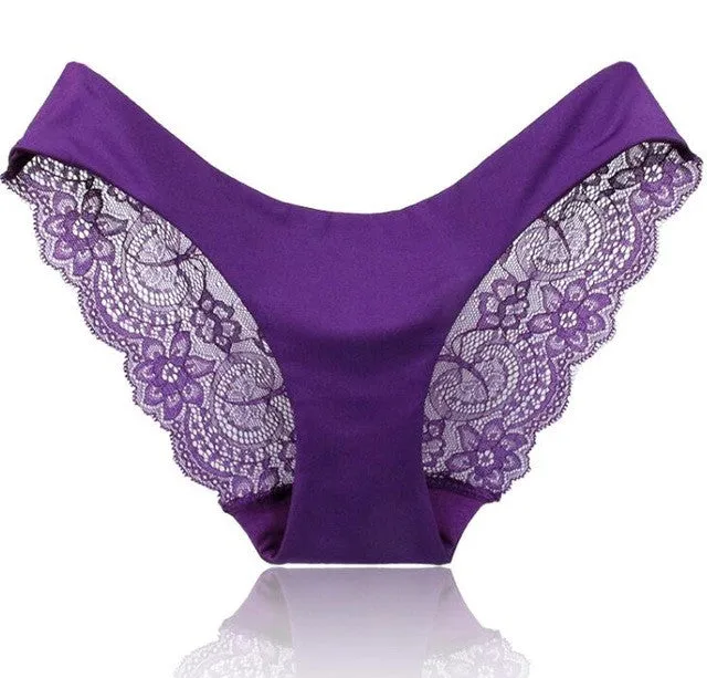 2017 New arrival Underwear women's sexy lace panties seamless