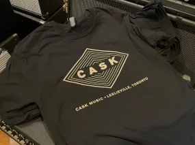 Cask Music T-Shirt Black / Cream