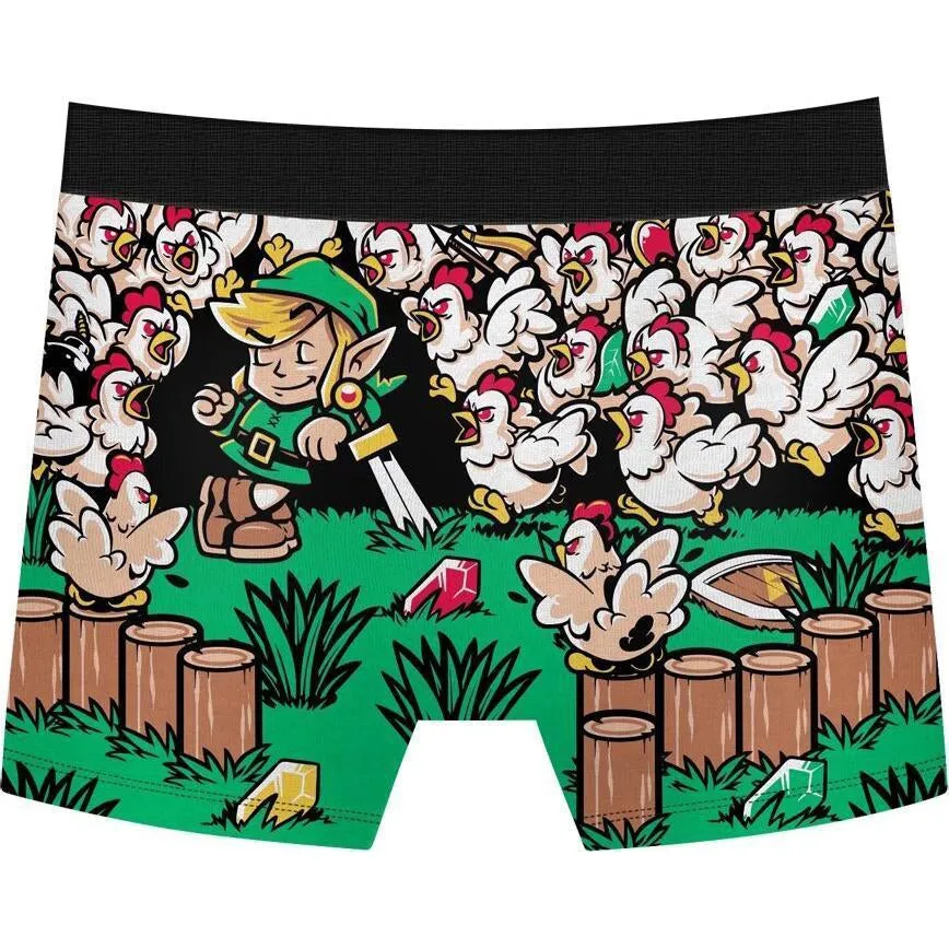 Chicks Heart Me Zelda Link Mens Boxer Briefs