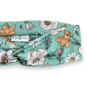 Daisies and Daffodils Knotties Headband