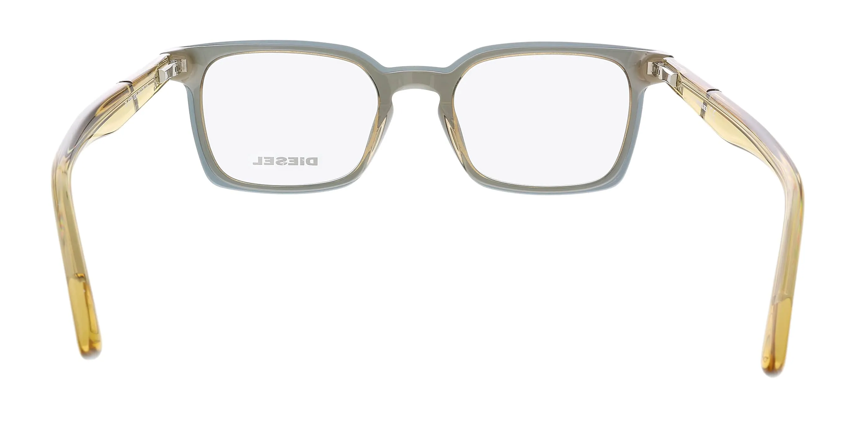 Diesel DL5278  Olive Grey Square Eyeglasses