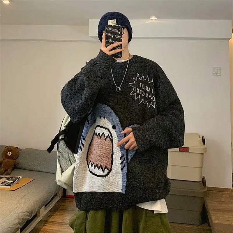 Kawaii Shark Bite Sweater