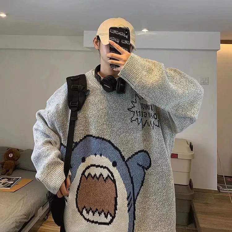 Kawaii Shark Bite Sweater