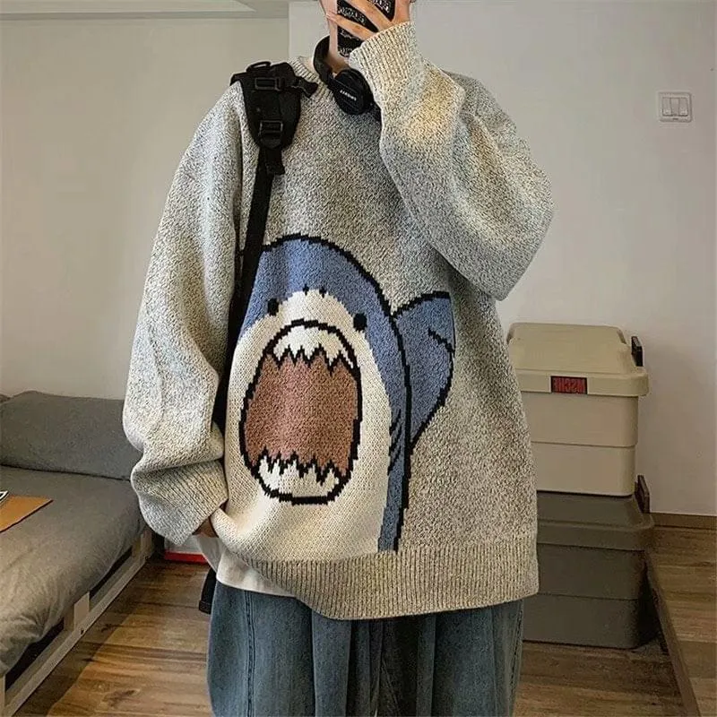 Kawaii Shark Bite Sweater