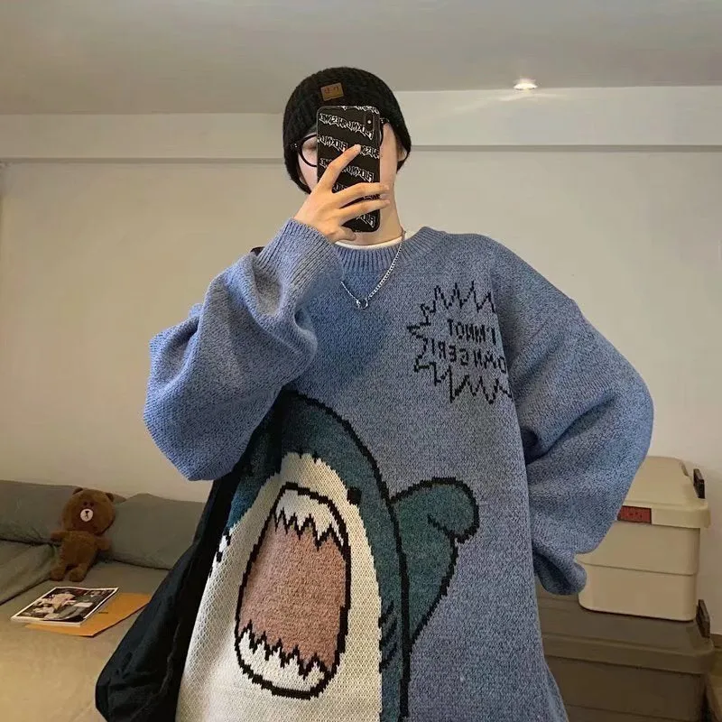 Kawaii Shark Bite Sweater