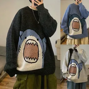 Kawaii Shark Bite Sweater