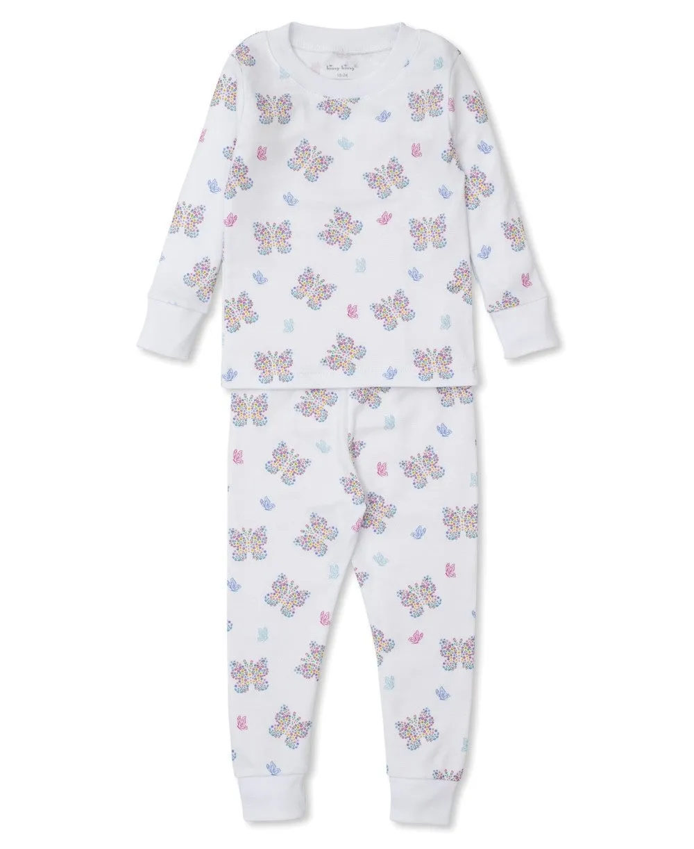 Kissy Kissy Girls Long Pajamas - Butterfly Flutters