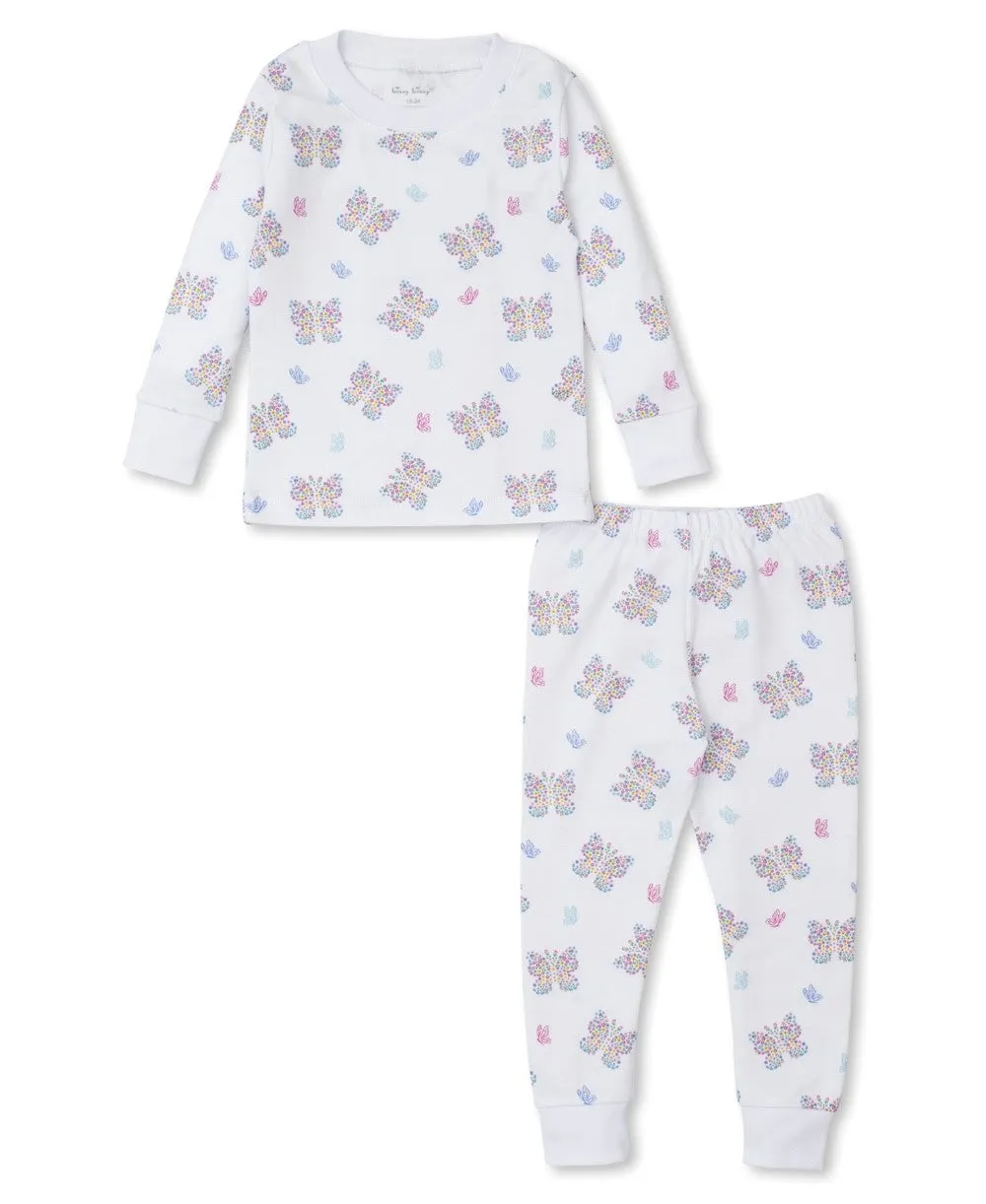 Kissy Kissy Girls Long Pajamas - Butterfly Flutters