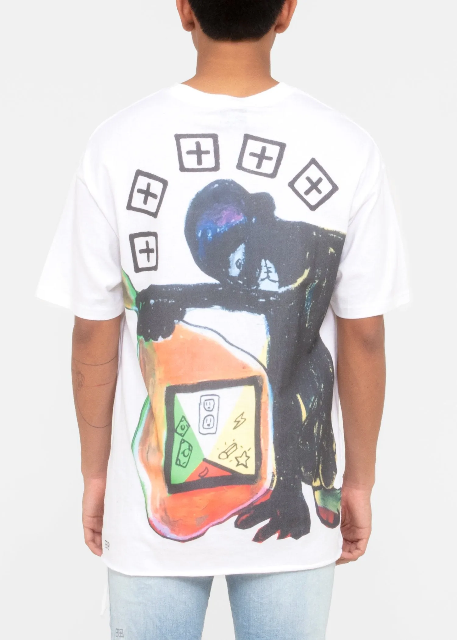 KSUBI: KSUBI X HIDJI WORLD PRIDE TEE [WHITE]