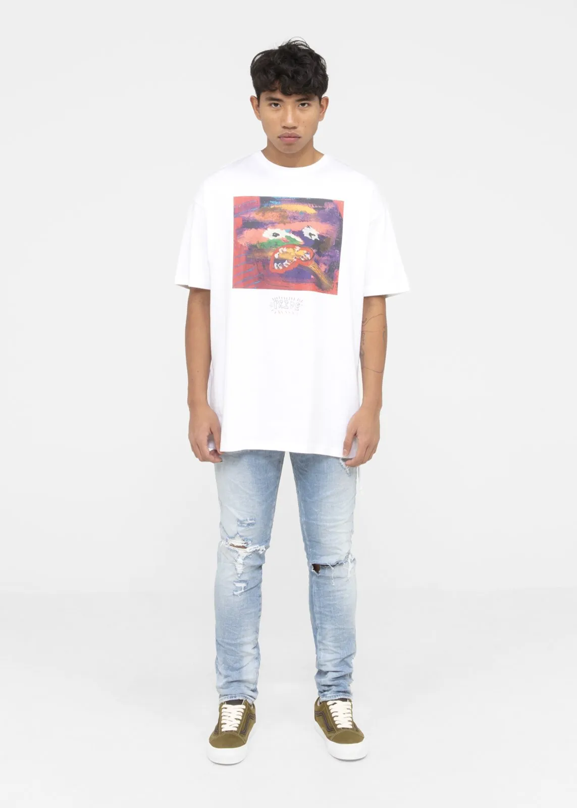KSUBI: KSUBI X HIDJI WORLD PRIDE TEE [WHITE]