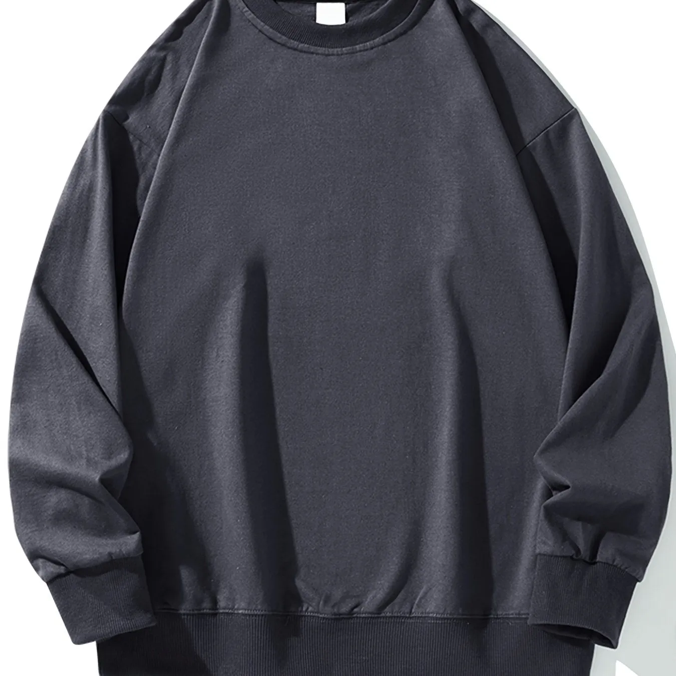 Men's Crew Neck Cartoon Long Sleeve Sweatshirt