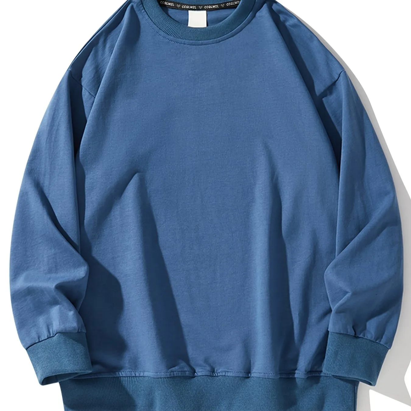 Men's Crew Neck Cartoon Long Sleeve Sweatshirt