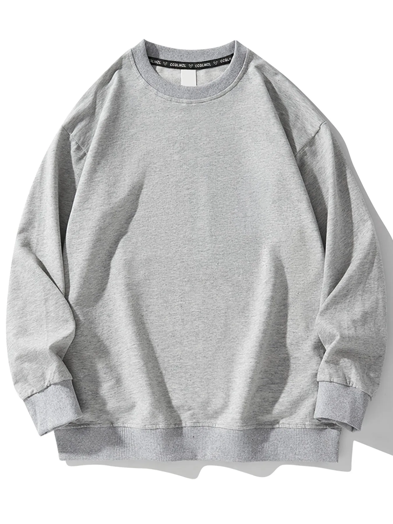 Men's Crew Neck Cartoon Long Sleeve Sweatshirt
