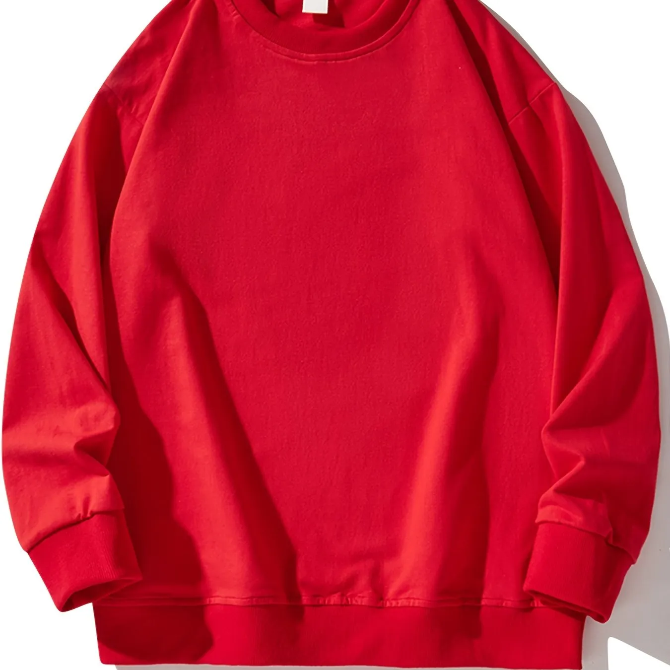 Men's Crew Neck Cartoon Long Sleeve Sweatshirt