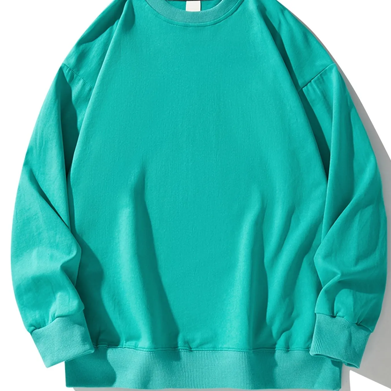 Men's Crew Neck Cartoon Long Sleeve Sweatshirt
