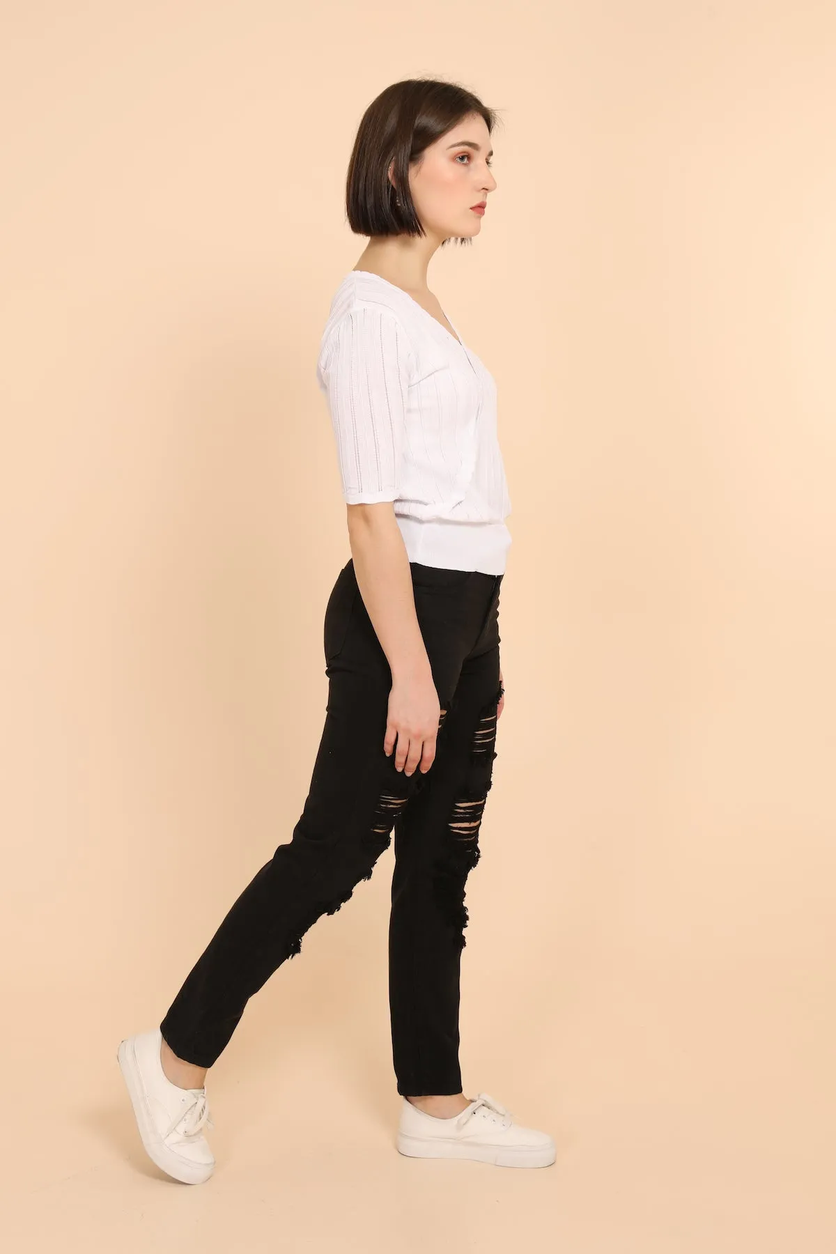 New Play Regular Fit Ripped Jeans