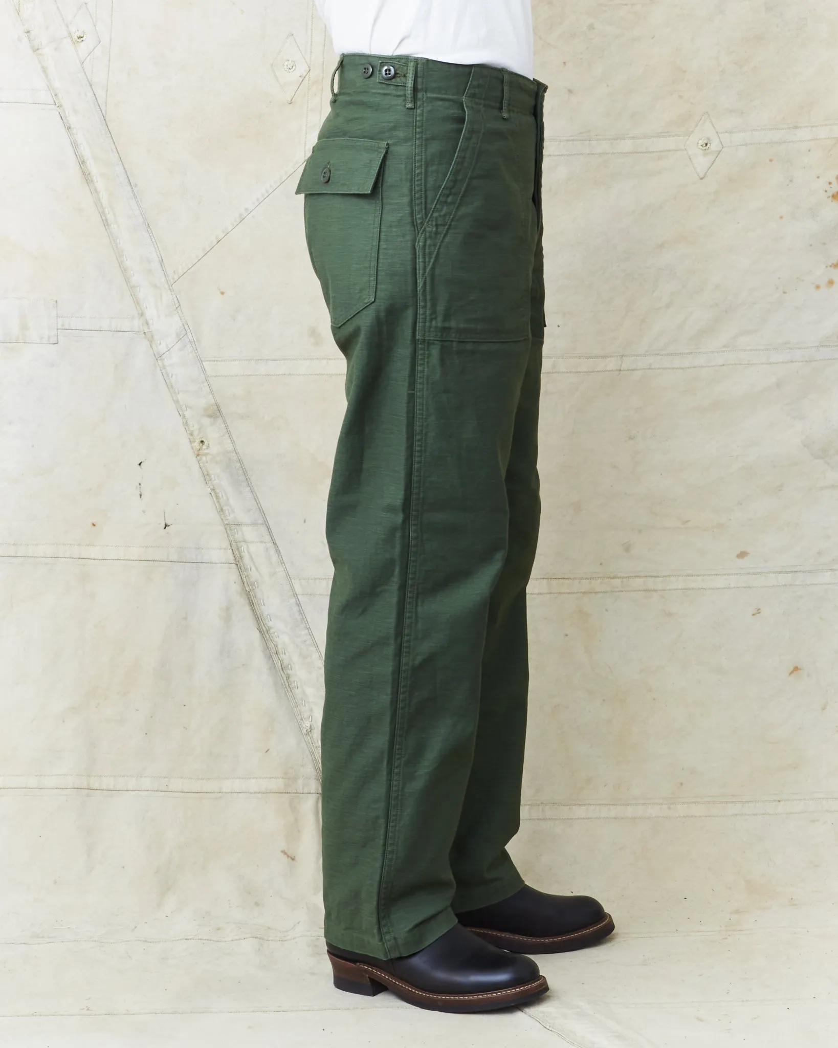 OrSlow 5002 Fatigue Pants Green