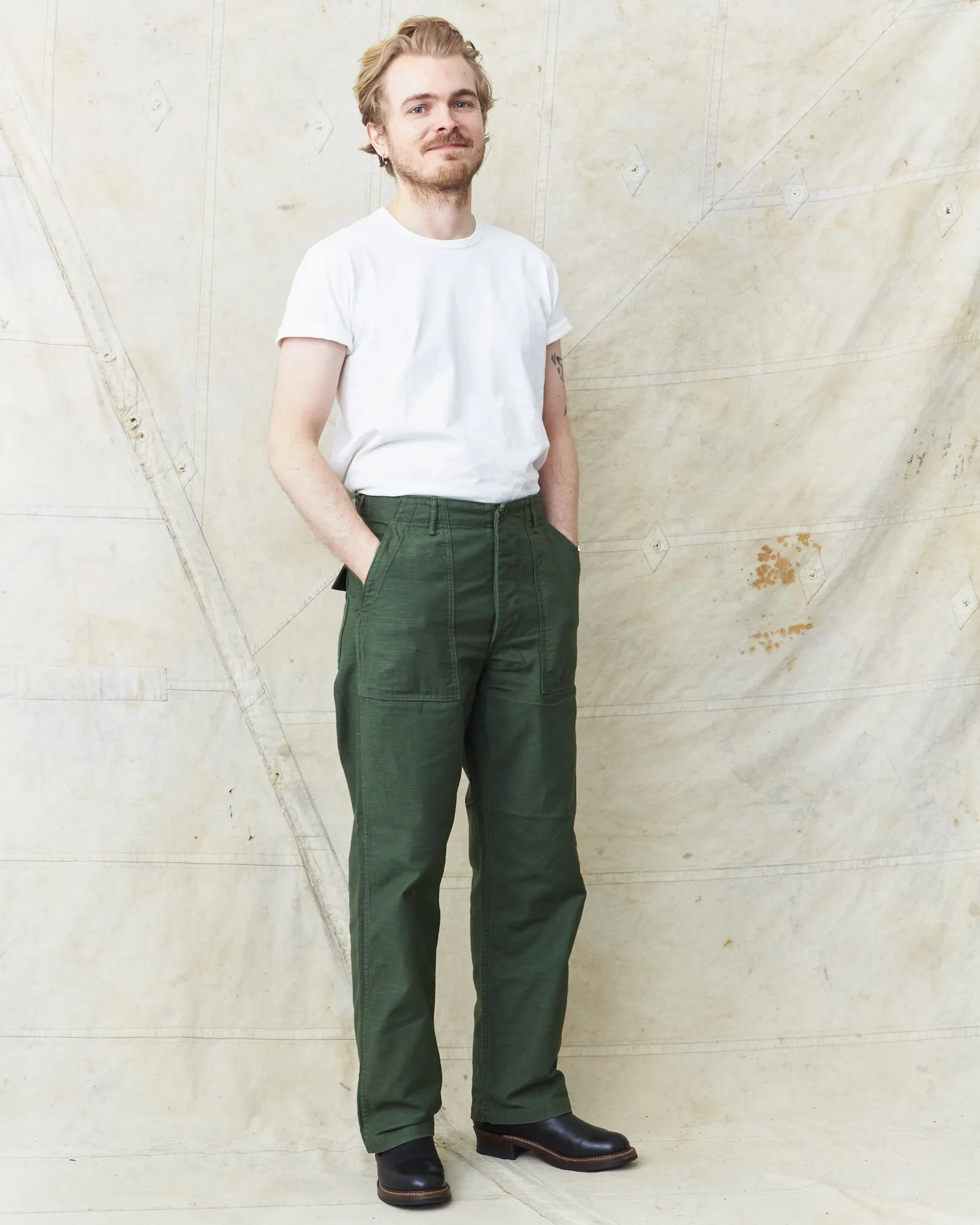 OrSlow 5002 Fatigue Pants Green