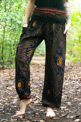 PEACOCK Harem Pants Women Boho Pants Hippie Pants