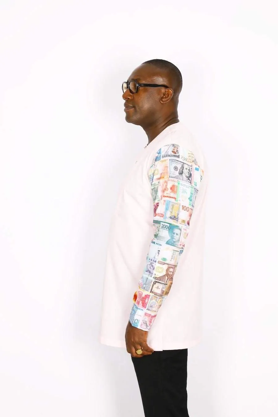 Pink African Shirt Money