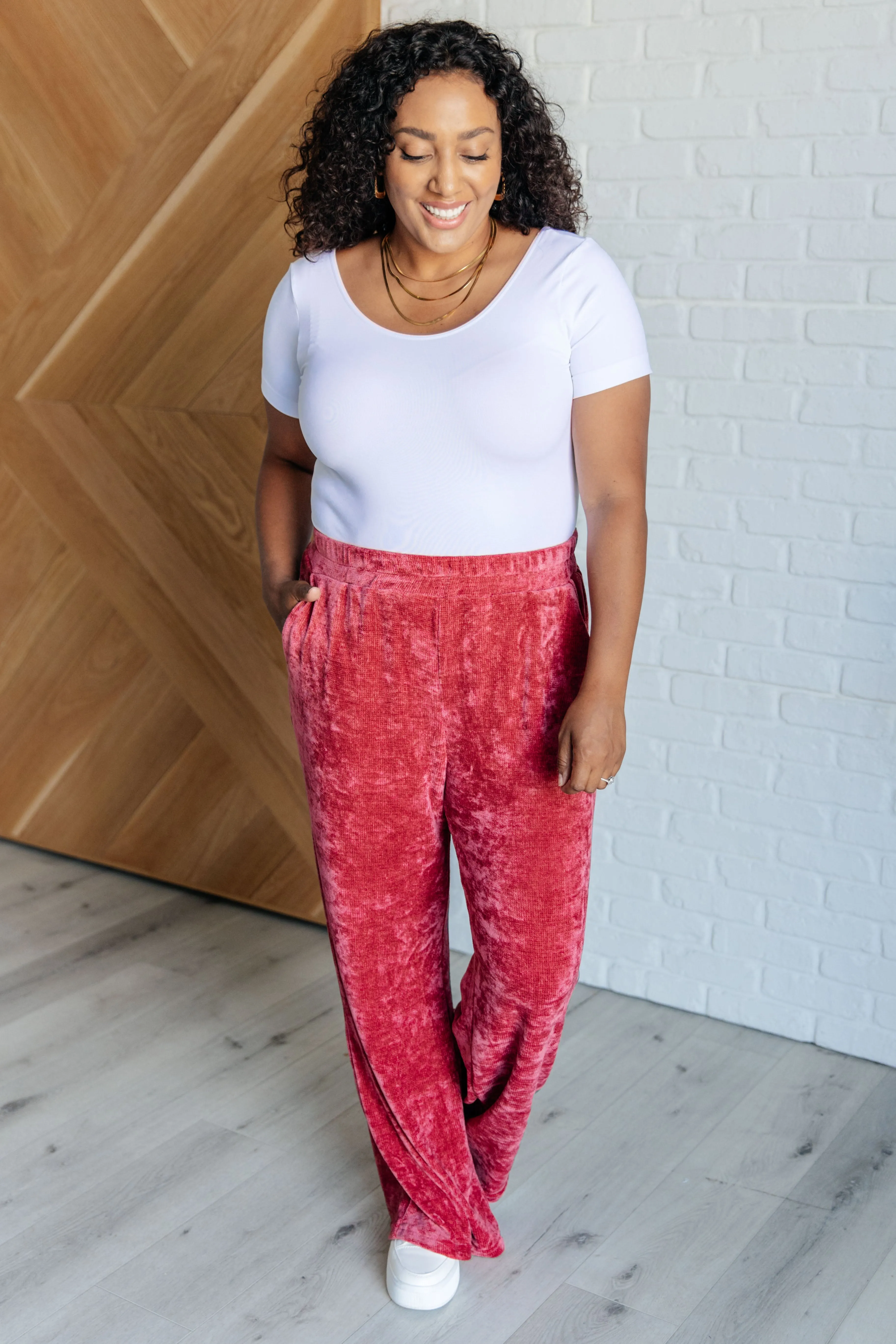 Raspberry Velour Set