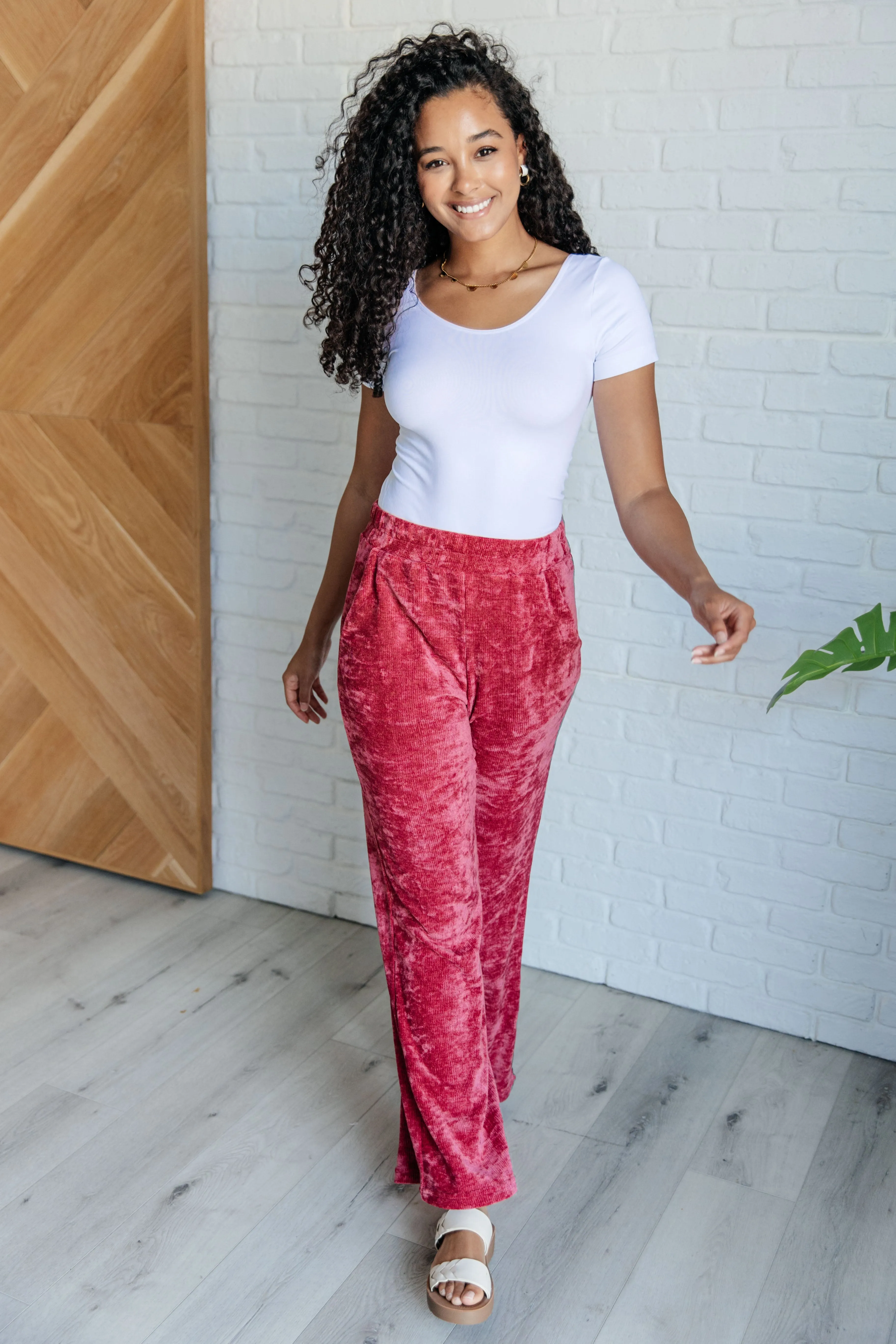 Raspberry Velour Set