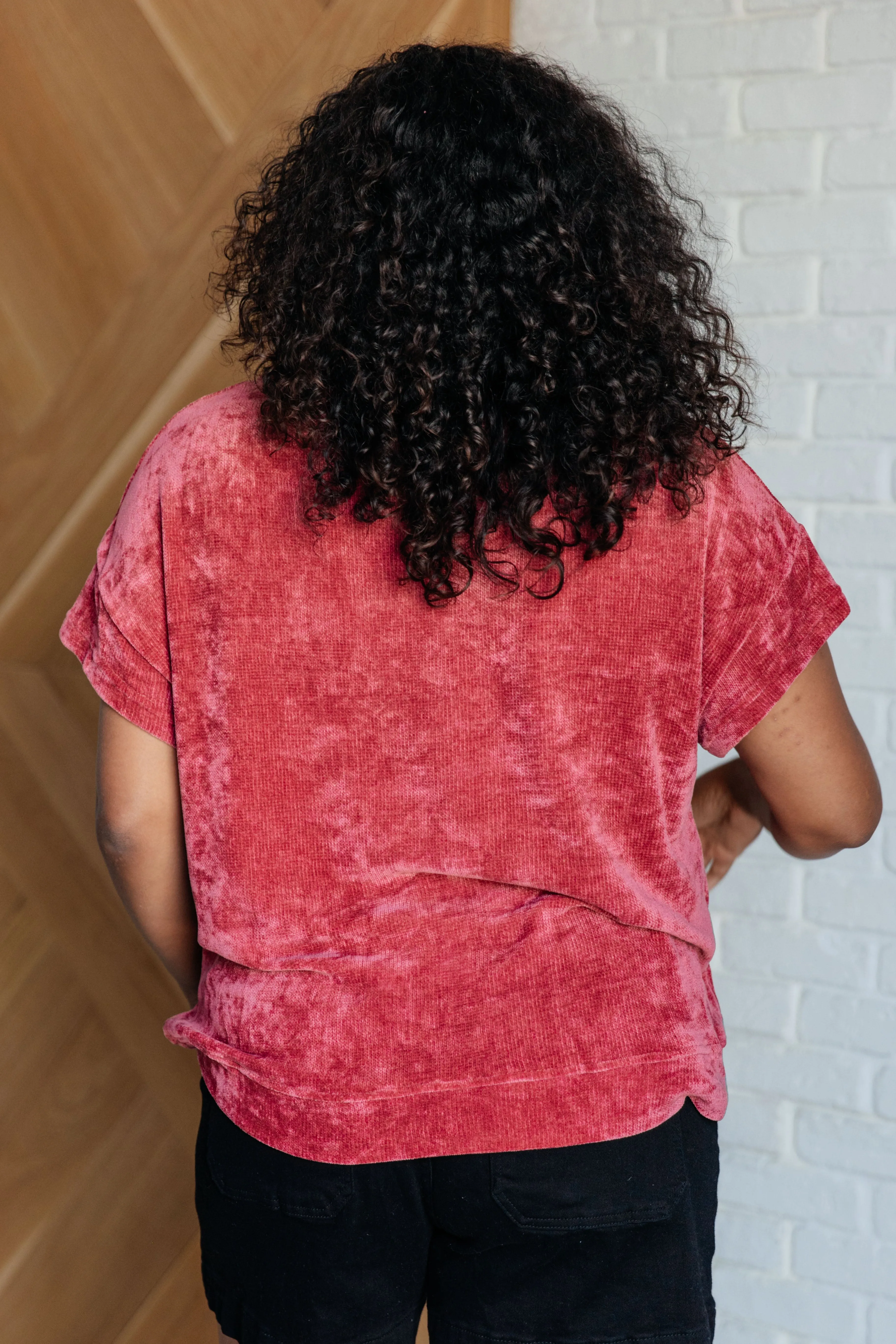 Raspberry Velour Set