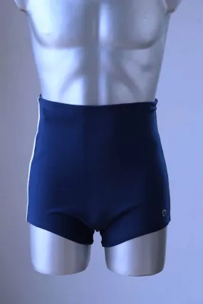 RIBANA Vintage High-Waisted Swim Trunks - 1950's Retro Style