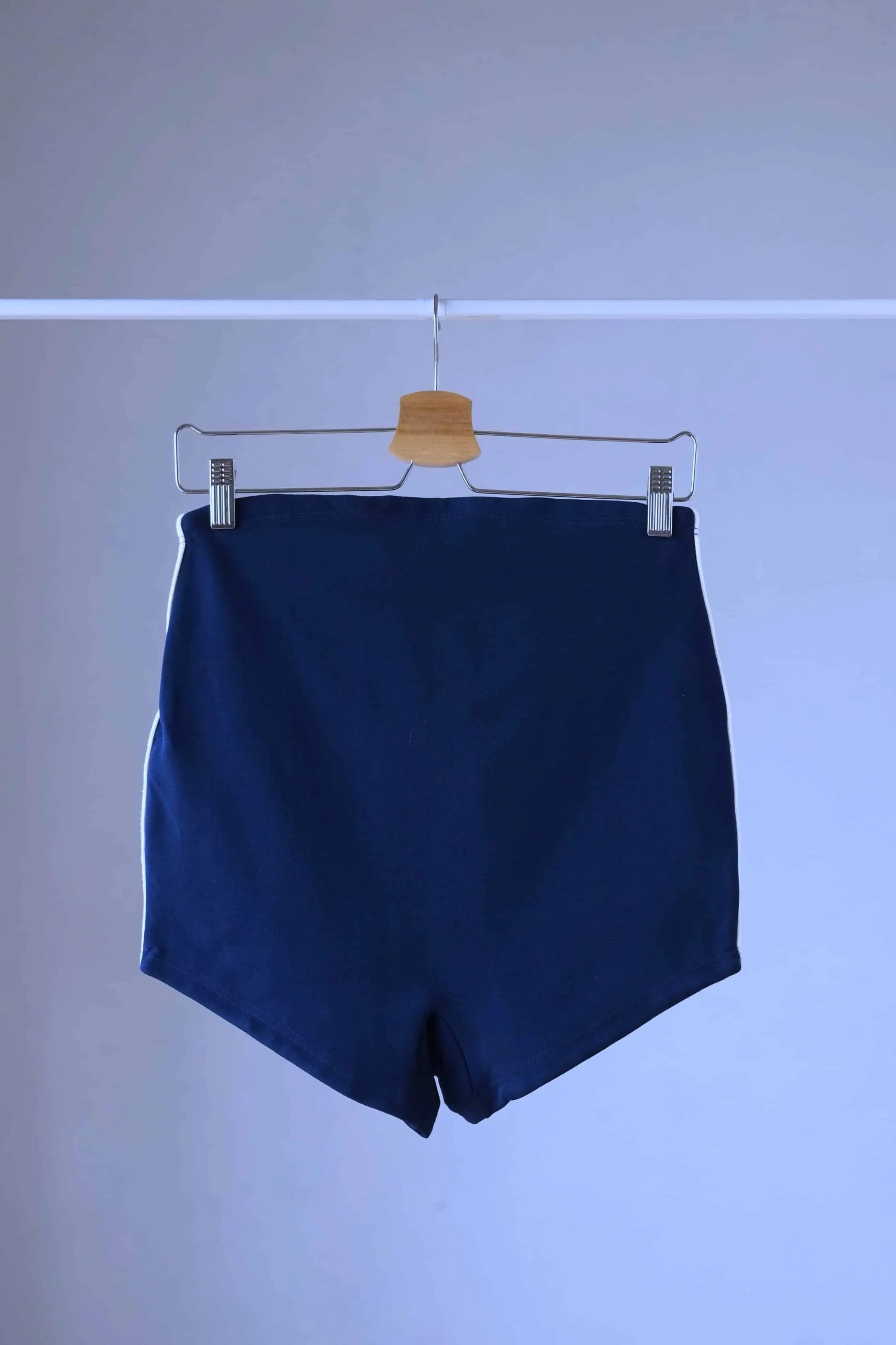 RIBANA Vintage High-Waisted Swim Trunks - 1950's Retro Style