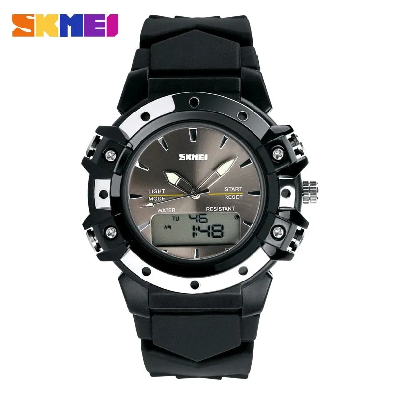 Skmei Dual Time Jelly Military Men