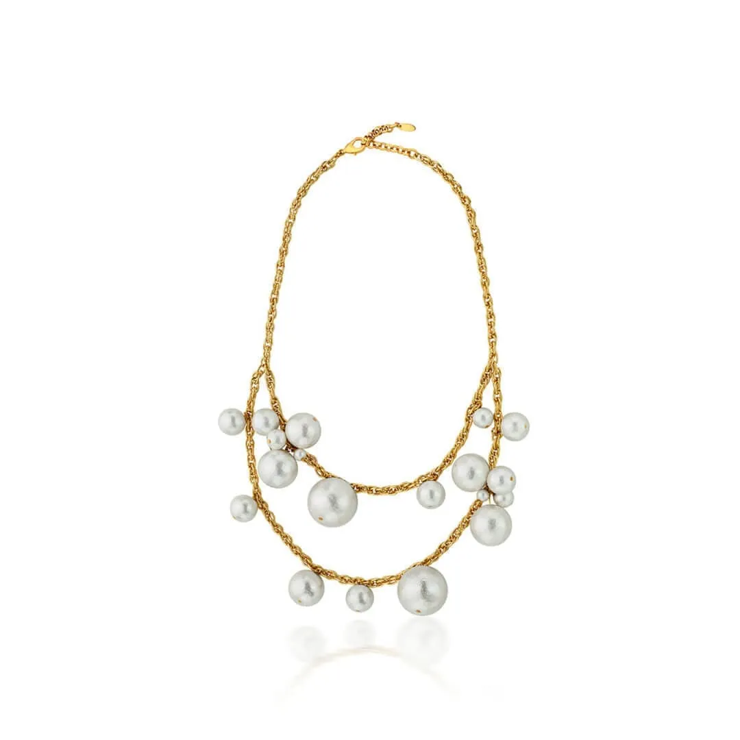 Temple Muse Pearl Statement Necklace
