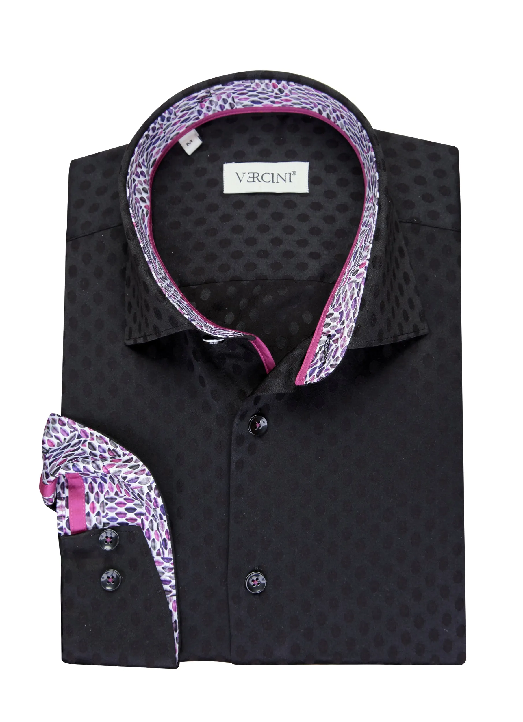 Vercini black piku shirt