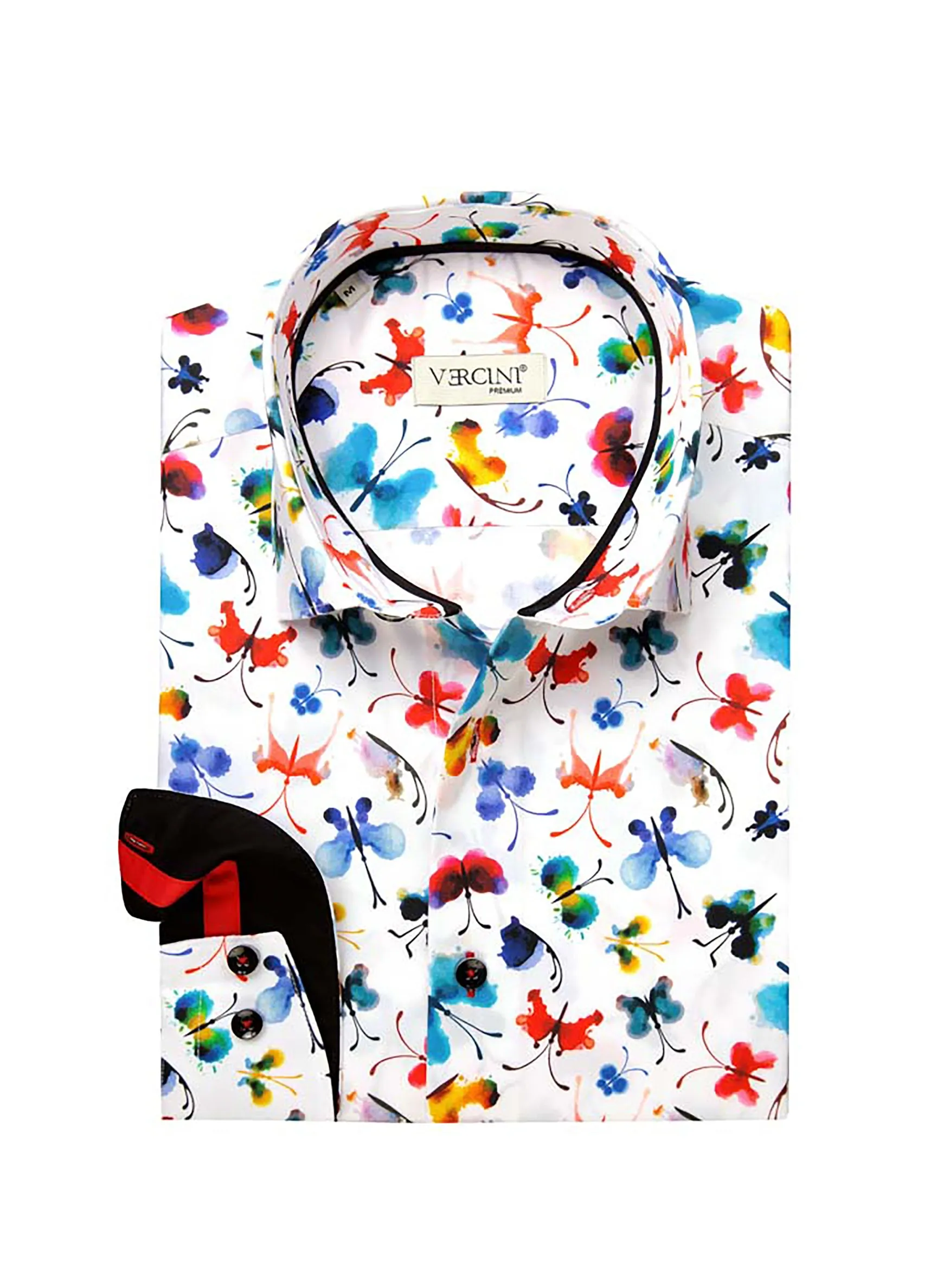 White buterfly shirt