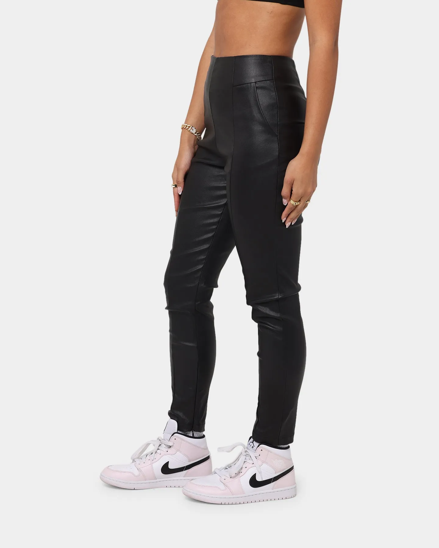 XXIII Women's Callia Faux Leather Pant Black